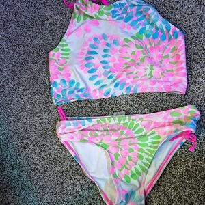 Bright Neon Girls Swim
